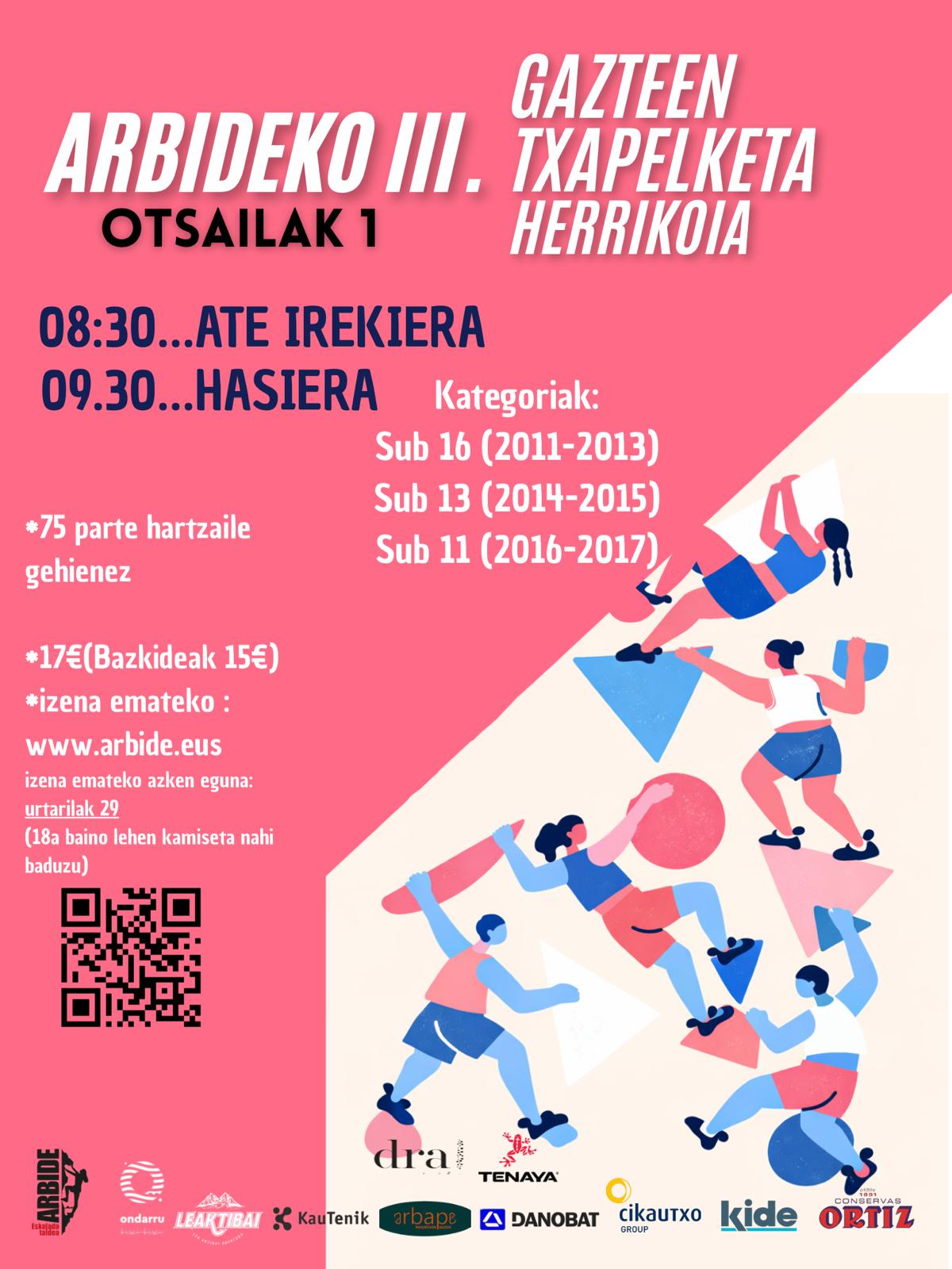 Gazteen bloke txapelketa herrikoia 2026